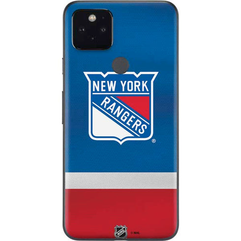NHL New York Rangers Jersey Google Pixel 5 Skin